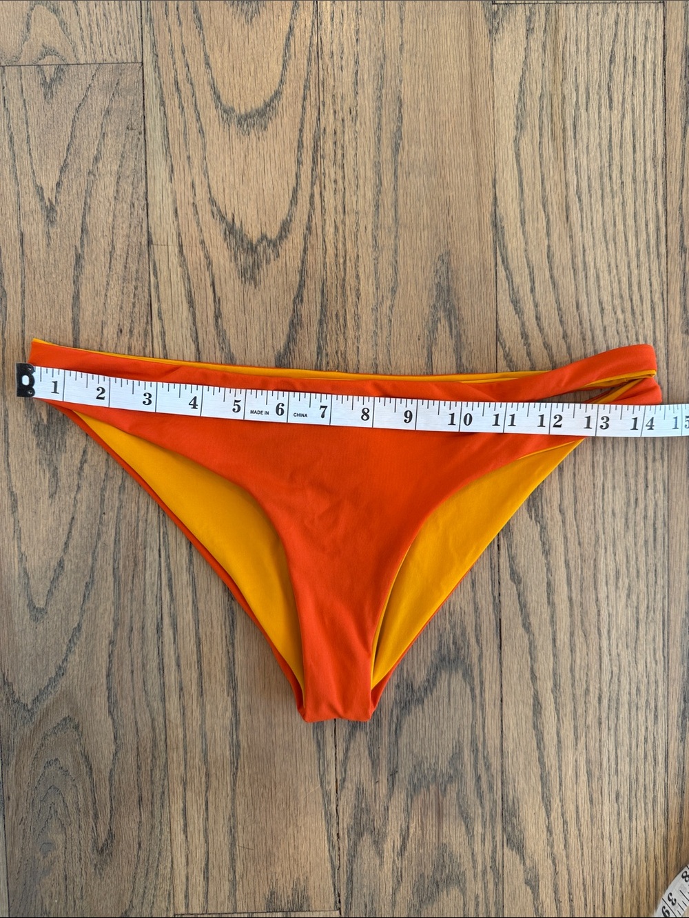 L*Space Women’s Breakers Reversible Orange Women's Swim Bottom Size Small - Picture 5 of 9